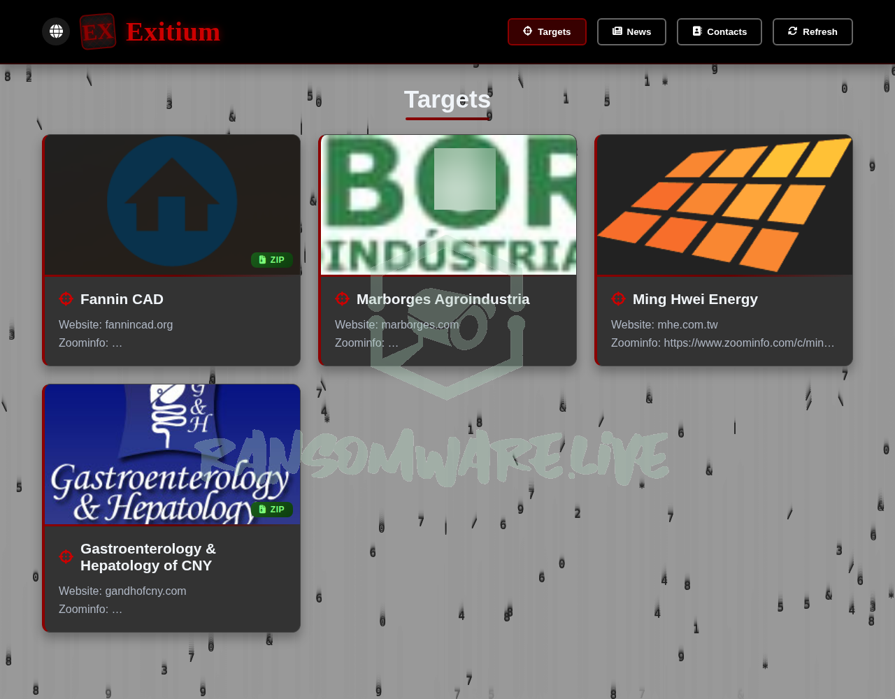 Leak site post claiming Gastroenterology & Hepatology of CNY data breach