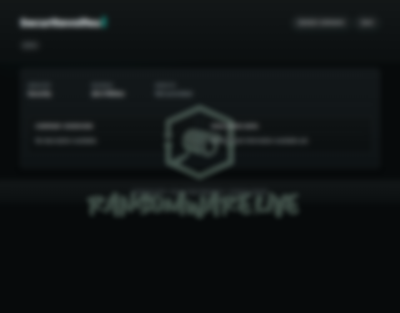 Leak site post claiming Securitevolfeu data breach